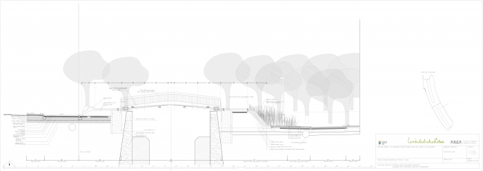 Seccion Constructiva Puente, banco y talud